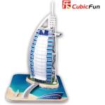 CubicFun 3D пъзел с 44 части CubicFun - Burj Al Arab