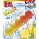 Dr. Devil WC Bicolor 5ball závěsný WC blok Lemon Fresh 3 x 35 g