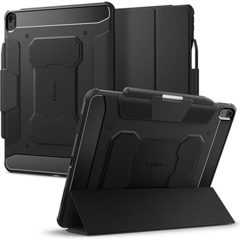 Spigen Rugged Armor Pro Case - хибриден удароустойчив кейс с поставка за iPad Air 13 (2024) (черен)