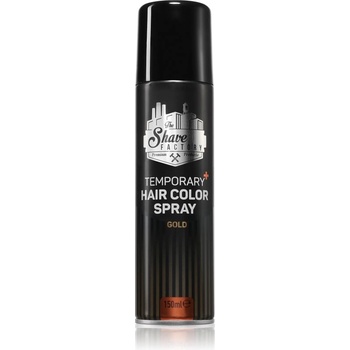 The Shave Factory Temporary Hair Color Spray спрей за коса цвят Gold 150ml
