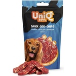 Uniq Pets Dog Snacks Meaty Duck and Cod Chips лакомства за кучета с патица и треска, 80 г