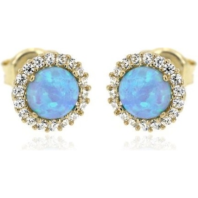 Zlatnictví U Kostela dámské opálové náušnice 1848M