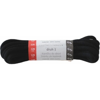 VTR BAVLNENÉ OKRÚHLE Čierne
