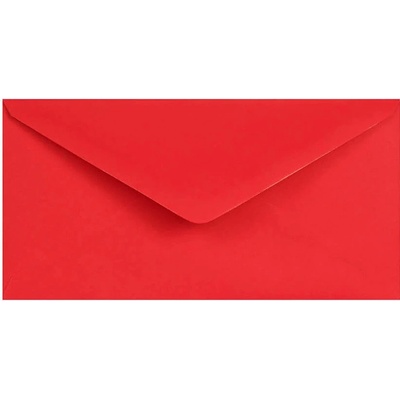 Envelopes Ltd. Barevná obálka DL červená ,balení 50 ks 529707