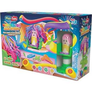 Play-Toys Креативен комплект с моделин Play-Toys - 6 цвята, 180 g (34) - ozone