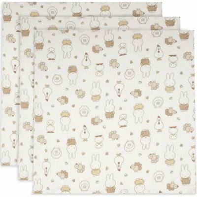Jollein 70x70 cm Miffy & Friends 3 ks