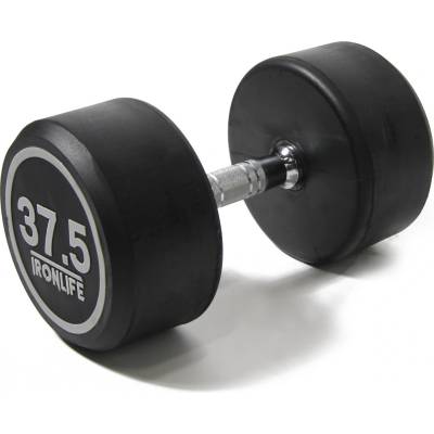 IRONLIFE Jednoruční činka pogumovaná 37,5 kg