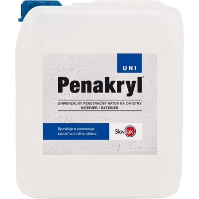 Slovlak Penakryl bezfarebný - Bezfarebný penetračný náter na omietky 1l