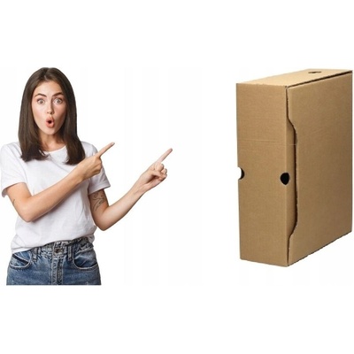 Archivační krabice Q-CONNECT - A4, 100 mm, šedá – Zboží Mobilmania