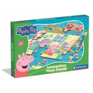 Clementoni -CLE Peppa Pig interactive puzzle mat 16688