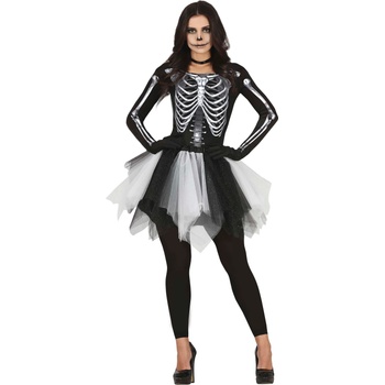 Image 1 of Fiestas Guirca Дамски костюм Скелет Размер - Възрастни: L
