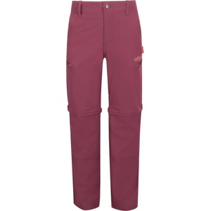 Trollkids Детски панталон със свалящи крачоли Trollkids Kid's Kjerag Zip Off Pants Walking trousers - Deep Ruby - размер 122 (EU) (701-1313-1815)