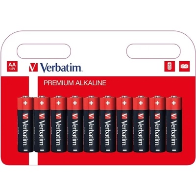 Verbatim Батерия алкална Verbatim, AAA, LR03, 1.5V, 10 бр