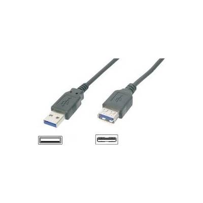 Digitus AK-300203-018-S USB 3.0 predlžovací, 1,8m, černý