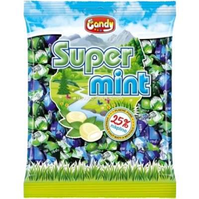 Candy Plus Factory Super Mint mätové fuzé 300 g