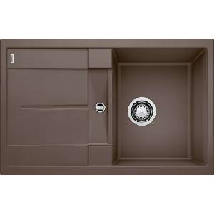 BLANCO Metra 45 - Мивка от Silgranit, 78x50 см, с регулиране на оттока, цвят „кафе 515038 (515038) Мивка за вграждане