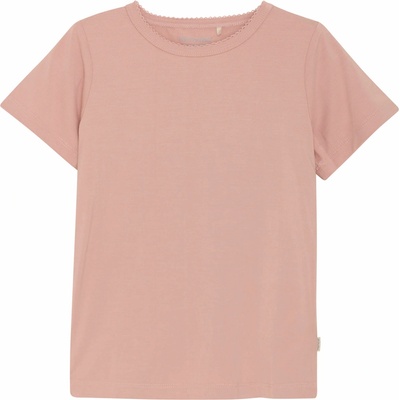 Minymo tričko s krátkym rukávom z bambusu Misty Rose