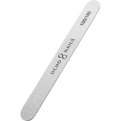 Ocho Nails Rovný pilník na nechty Slim 100/180 10 ks