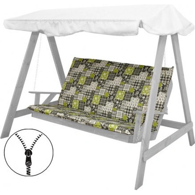 Doppler LIVING 8904 šedá/zelená 150 x 6 cm