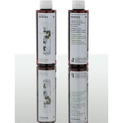 KORRES Шампоан ПРОМО за нормална до мазна коса с Алое и Росен 1+1, Korres Shampoo With Aloe And Dittany For Everyday Use 250ml