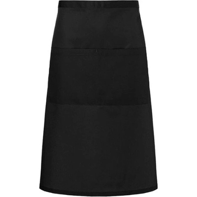 Karlowsky Bistro zástera KY112 Black 70 x 70 cm