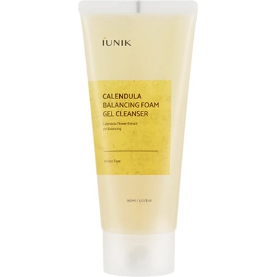 IUNIK Calendula Balancing Foam Gel Cleanser - Балансиращ пенещ се гел за почистване на лице с екстракт от невен 150мл