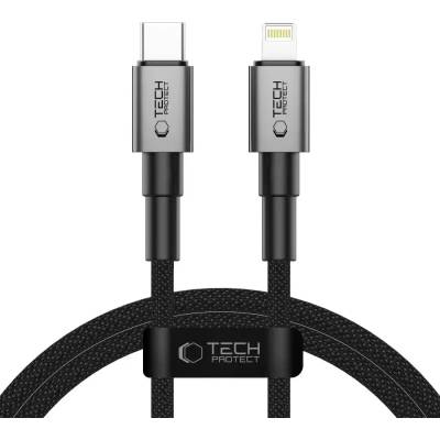 Tech-Protect UltraBoost DNA USB-C / Lightning PD27W/3A кабел 100 см - сив