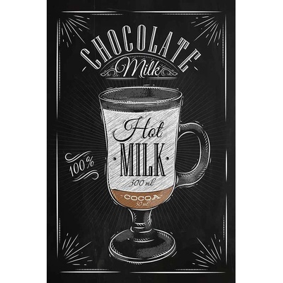 Plechová ceduľa Chocolate