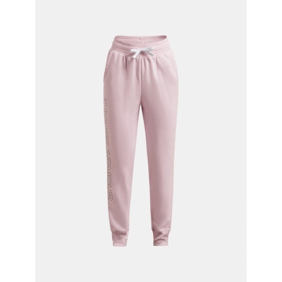 Under Armour Rival Fleece Joggers Dívčí tepláky Růžová