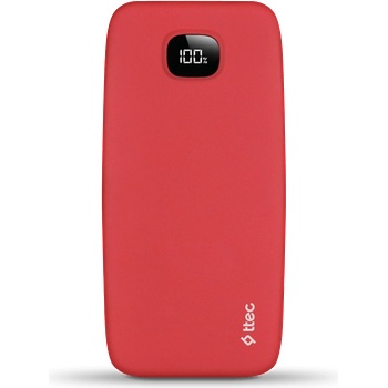 Ttec Външна батерия ttec, ChargeUp Pro, LCD 10.000mAh, PD 20W, Ч (8694470829289)