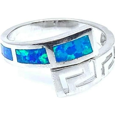 Šperky Jan Kos jewellery Stříbrný prsten s modrým opálem 12118851