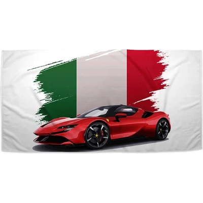 Sablio Uterák Ferrari Závodná vlajka 70 x 140 cm