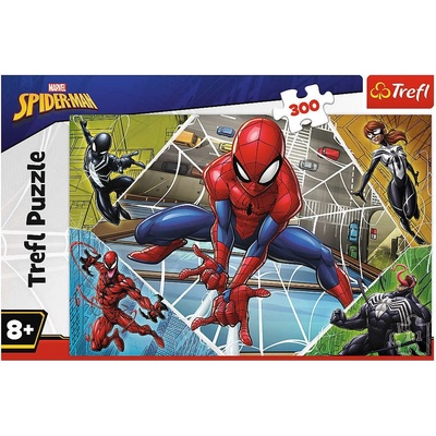 Trefl Brilliant Spiderman Пъзел 300 броя Анимации (23005 TR) (23005 TR)