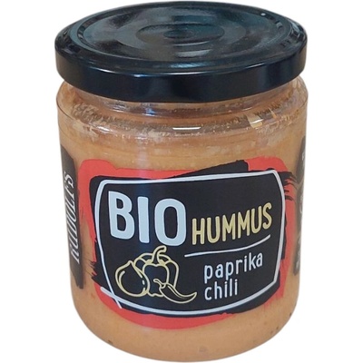 Rudolfs Hummus- nátierka Cícerová s paprikou a Chilli Bio 230 g