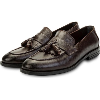 Ducavelli Tassel Мъжки обувки от естествена кожа - Кафяви 308278 (308278_Кафяво)