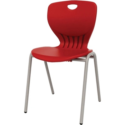 Ученически стол RFG Maxima A, от VIII до XII клас, 43 х 45 х 46 cm, пурпурночервен