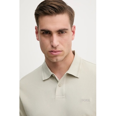 BOSS Orange Памучна тениска с яка BOSS Orange Pe_Interlock (50520109)