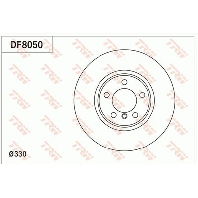 Brzdový kotúč TRW DF8050