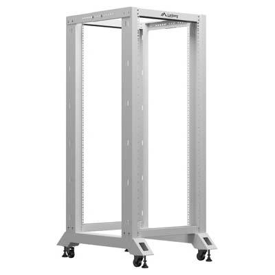 Lanberg open rack 19" 27U 600x800, grey (OR01-6827-S)