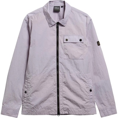Barbour International Риза с дълъг ръкав Barbour International Men's Inline Cotton Long Sleeve Overshirt - Thistle PU11
