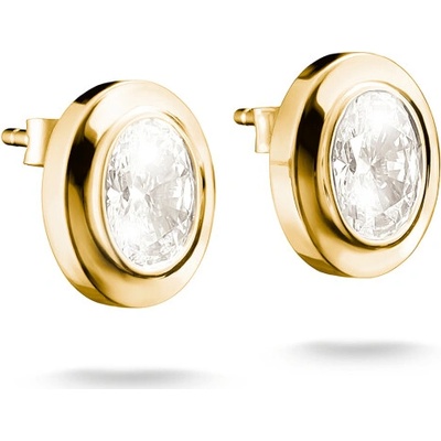 THOMAS SABO náušnice Oval with Zirconia Stones H2342-414-14