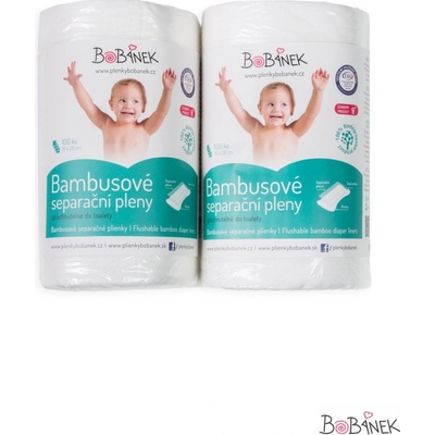 Bobánek Bambusové separační duopack 2x100 ks