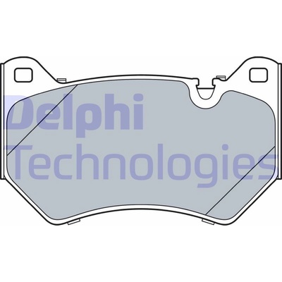 Sada brzdových destiček, kotoučová brzda DELPHI LP3529