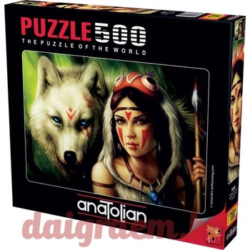 Image 1 of Anatolian Пъзел anatolian 3600 - 500 части - Принцесата воин (p3600)
