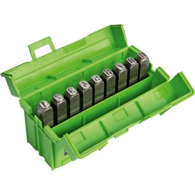 KUKKO EDE97220006 Sada raznice s číslicemi poniklování, výška písma 6 mm TURNUS