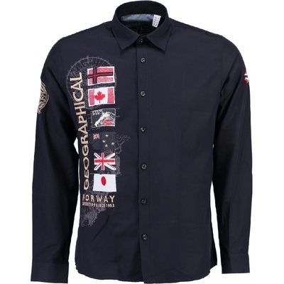 Geographical Norway košile pánská Zerabati LS MEN 100 tmavě modrá