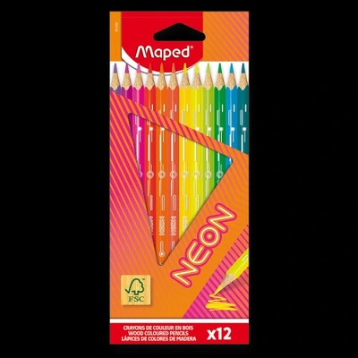 Maped Neon pastelky 12 farieb