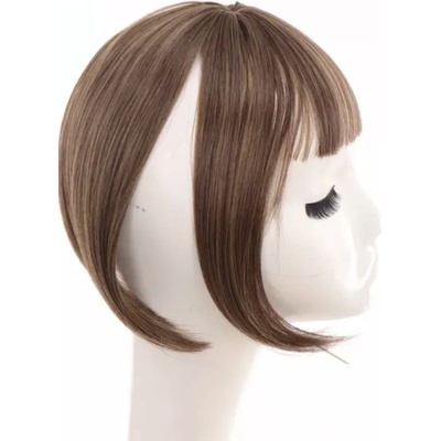 Dámské Tupé Clip in hnědý s melírem – Zboží Dáma