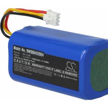 Image 1 of VHBW Батерия за Liectroux C30B / Blaupunkt Bluebot Xboost BPK-VCBB1XB, 2600 mAh (888402904)
