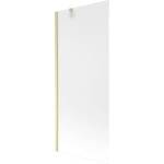 Mexen Next душ параван 1-крилен 80 x 150 cm, матиран, златист четкан - 895-080-000-00-30-55 (895-080-000-00-30-55)
